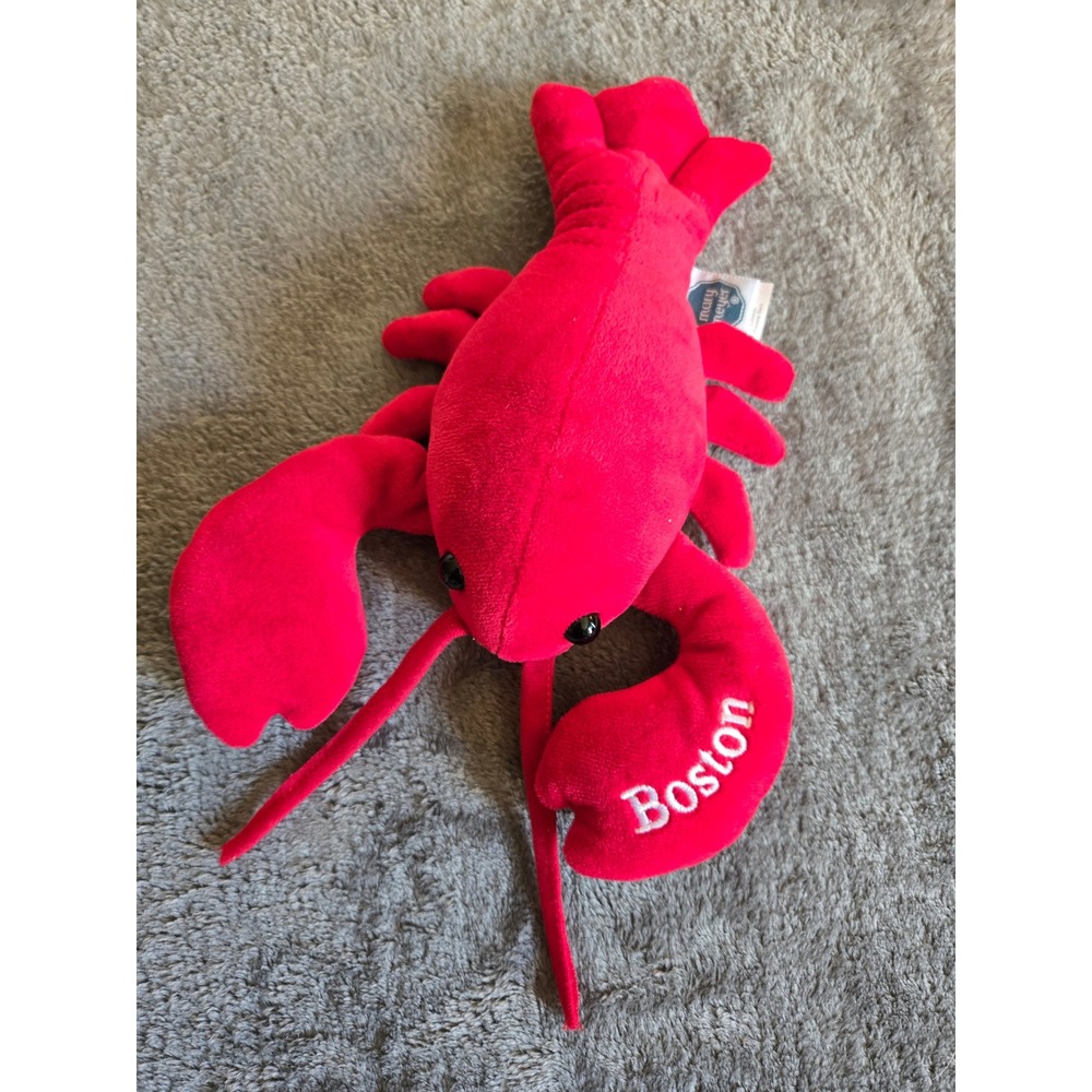 Mary Meyer Lobster Plush Toy Unisex Small Red Excellent Boston Souvenir Soft